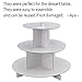 Adorox 3-Tier White Round (12