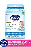 Hyland's Baby Cold Relief Dissolving Tablets, Natural Runny Nose and Congestion Relief, 125 Count