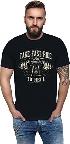 King Kerosin Fast Ride to Hell Regular T-Shirt Black M