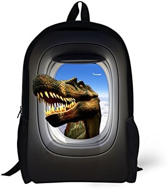 Cool 3D Crocodile in the bag Children 16-inch School Book Bag Printing Backpacks For Kids,Boys or Girls
