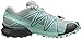 Salomon Women's Speedcross 3-W, Light Onix/Topaz Blue/Dark Cloud, 9.5 M US