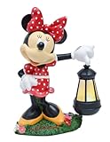 Woods International Disney Garden LED Statue, 12.5-Inch, Minnie Mouse