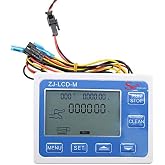 GREDIA Digital LCD Display Water Liquid Control Flow Sensor Flowmeter Quantitative Controller