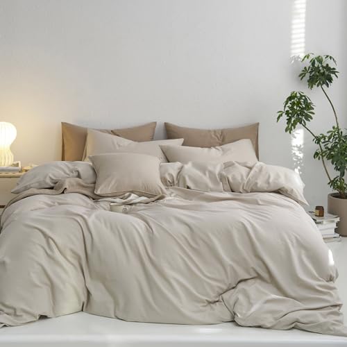 MooMee Washed Cotton Duvet Cover Set