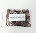 PEPPERLONELY Brand 100PC Brown Coconut Shell Buttons 2 Hole Scrapbooking Sewing Buttons 15mm (5/8 Inch)