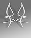 Earspiral Earrings 253SSS Sterling Silver