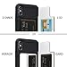 TORU CX PRO Case for iPhone Xs/iPhone X, with Card Holder | Slim Protective Shockproof Heavy Duty Cover with Hidden Credit Cards Wallet Flip Slot Compartment Kickstand | Include Mirror - Marble