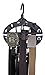 Black Belt Rack Closet Organizer by Aristocrat, Closet Belt Organizer Holds up to 14 Belts, Rotates 360 Degrees, Compact, Space-Saving Belt Hanger