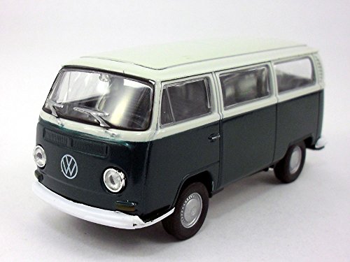 Volkswagen - VW T2 (Type 2) 1972 Bus 1/38 Scale Diecast & Plastic Model - GREEN