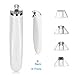 MEINAIER Blackhead Remover Tool Pore Vacuum Comedone Extractor Acne Comedo Suction Microdermabrasion Exfoliating Machine Rechargeable White Set