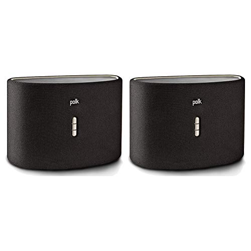 2 Pack Polk Audio Omni S6 Wireless Wi-Fi Music Streaming Speaker with Play-Fi (Black)