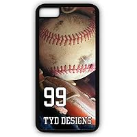 iPhone 6 Plus 6+ Case Create Your Own Baseball Cactus League Player Number Name Team Name Customizable TYD Designs in Black Rubber