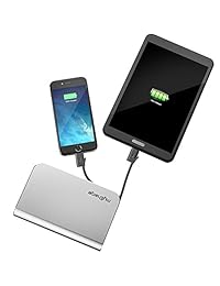 mycharge hubmax 10050 mAh Cargador portátil con Apple Lightning integrado y cables Micro USB integrado y pared Prongs