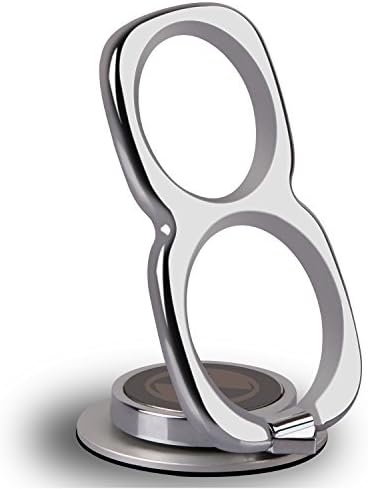【Gift Ideas】 2 in 1 Fidget Spinner Phone Ring Holder Stand,Casegory Stylish Finger iPhone Ring 360° Zinc Alloy Cell Phone Grip For iPhone 8 7 6s Plus 5s Galaxy S8 ipad Smartphone and Tablet -Silver