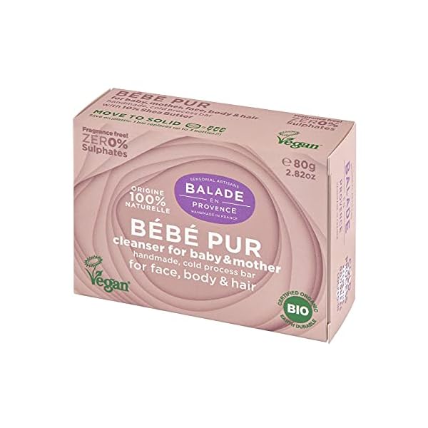 Balade-en-Provence-Organic-Solid-Cleanser-for-Baby-Mother-80g Balade en Provence Organic Solid Cleanser for Baby & Mother | 80g