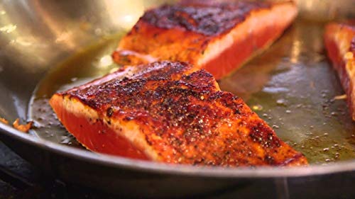 Rub with Love Salmon Rub Seasoning (3.5 oz.) All-Natural Herbs and Spices | Classic Dry Rub for Fish, Chicken, Pork, or Steak | Rich, Smoky Flavor