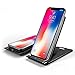 iPhone 8 Wireless Charger, icyber iPhone X Wireless Charger (No AC Adapter), 3-Coil Fast Wireless Charging Pad Stand for Galaxy Note 8/5 S8/S8+/S7/S7+/S6 Edge+, 7.5W for iPhone XS Max/XS/XR/X/8/8 Plus