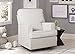 Delta Children Henry Nursery Glider Swivel Rocker Chair, Cream
