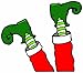 Mad Mags Hilarious Christmas Automobile Decoration (Elf Legs)