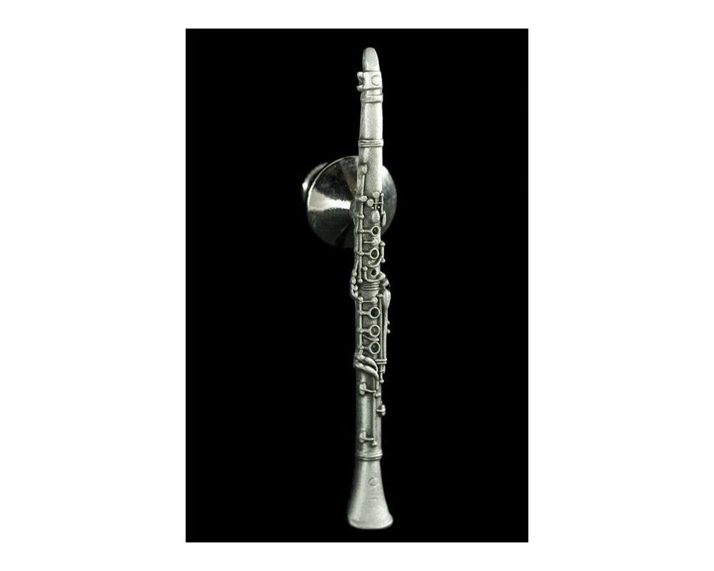 Future Primitive 547 Clarinet pewter jewellery pin