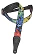 Levy's Leathers 2 Polyester Guitar Strap with Jimi Hendrix Design,