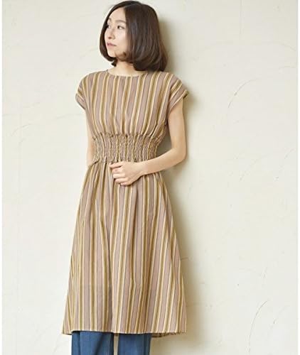 Amazon Co Jp アール ピー エス R P S ウエストシャーリングストライプワンピース イエロー M 服 ファッション小物