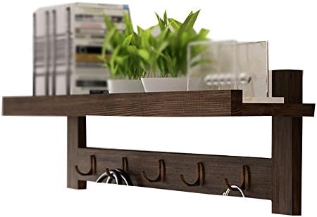 Coat hanger / living room bedroom wall hook / coat hook / solid wood rack / wall-mounted rack / 5-hook wall-mounted coat rack /(650170mm)