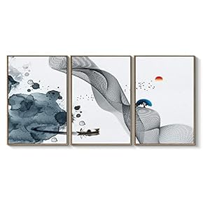 Framed for Living Room Bedroom Great Abstract Beautiful...