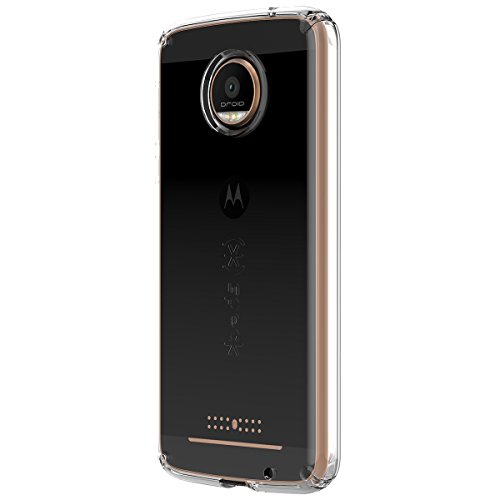 Speck Products CandyShell Clear Case for Moto Z Force Droid Smartphone, Clear/C…