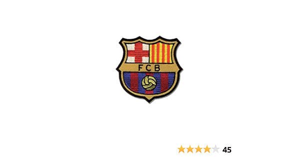 Haberdashery Online Parche Termoadhesivo Barça Oficial. Escudo F.C.  Barcelona Bordado. Insignia Barça Grande. Ref. 3333 : Amazon.es: Hogar y  cocina