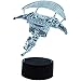 Fortnite Glider 3D Stereo Vision Bedroom Night Light LED Home Decoration USB Touch/Remote Control 16 Color Acrylic Creative Game Character Model Children's Toy Gift (Fortnite Glider)