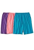 Comfort Choice Women's Plus Size 3-Pack Cotton Boxer Briefs