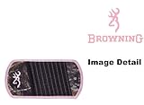 Browning Arms Company Pink Buckmark Logo Infinity Camo Car Truck SUV 10 CD/DVD Discs Car Visor Organizer