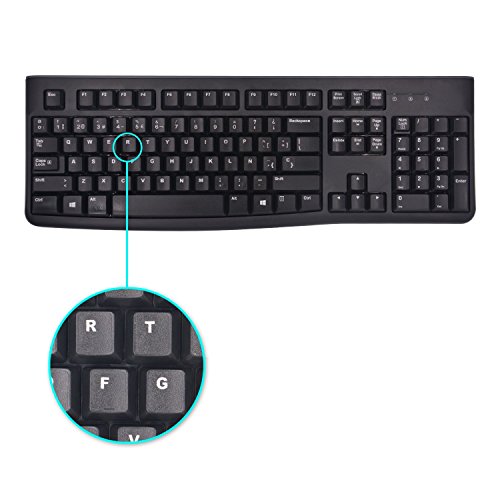 Russian Keyboard Stickers, Russian Keyboard Stickers with Black Background White Lettering for Laptop Desk Computer Keyboards[2PCS PACK] - Russian - Thumbnail 2