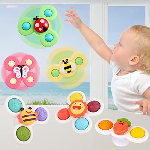 Suction Cup Spinner Toys For BabyFidget Toys For 1 2 3 4 Year Old Boys