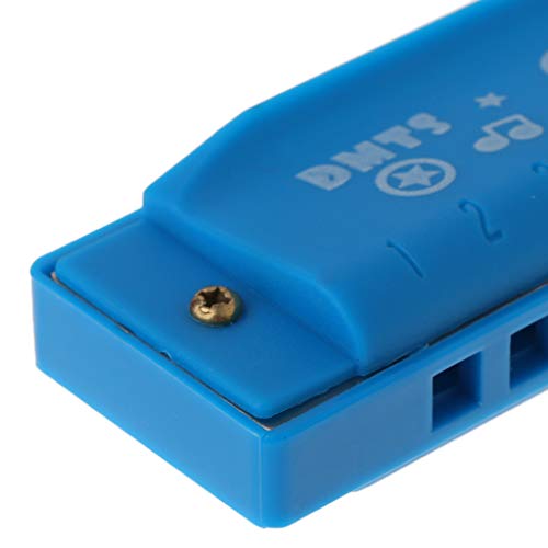 image for Jesse 10 Hole Kids Blues Harmonica, Pocket Harmonica Key for Professio