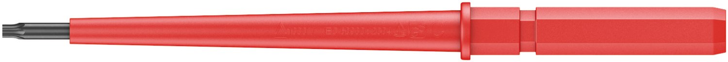 Wera 05003431001 T x 10 x 154 mm "Kraftform Kompakt VDE 67i" Inter-Changeable Blade - Silver, TX 10 x 154 mm