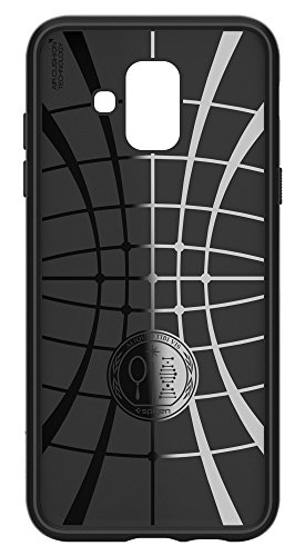 Spigen [Liquid Air Funda Galaxy A6 (2018) con Durable Flex y Easy Grip Design - Negro. - Imagen 3