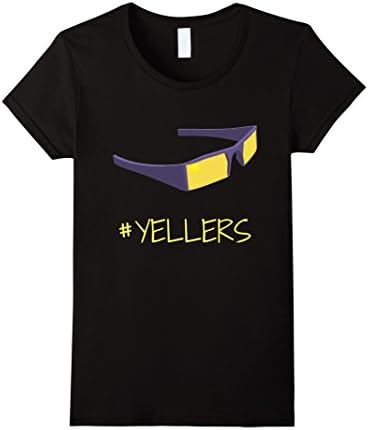 Womens #YELLERS Small Black