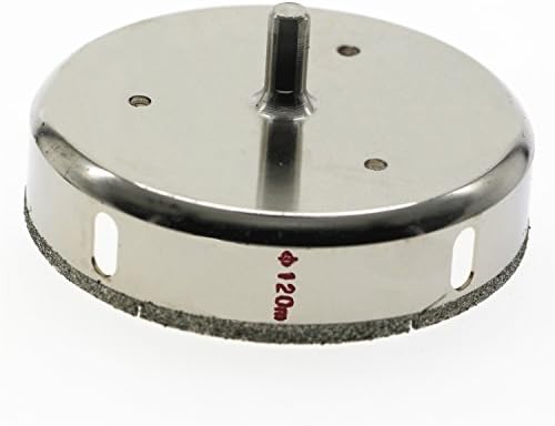 WORTOOL - 120mm Diamond Coated Core Hole Saw Drill Bit.Extractor Remover Tools For Tiles Glass Ceramic etc. (1 Pcs 120)