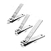HotLife Nail Clipper Set - Fingernail and Toenail Sharp Clipper Cutter, 5PCS Pedicure & Manicure Set, Professional Stainless Steel Nails Kit With Deluxe Travel Case