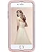 iPhone 7 Plus Case,BENTOBEN Slim 3 in 1 Heavy Duty Shockproof Drop Protection Hybrid Hard PC Cover Soft Silicone Bumper Full-Body Protective Phone Case Cover for iPhone 7 Plus(5.5 inch),Cute Rose Gold