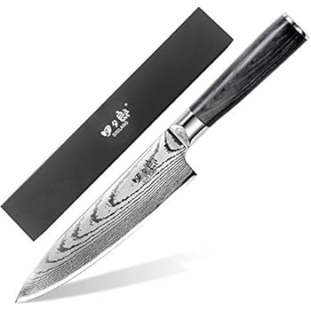 Amazon.com: SIXILANG 8 Inch Chef Knife - Professional Sharp High Carbon Stainless Steel Kitchen 