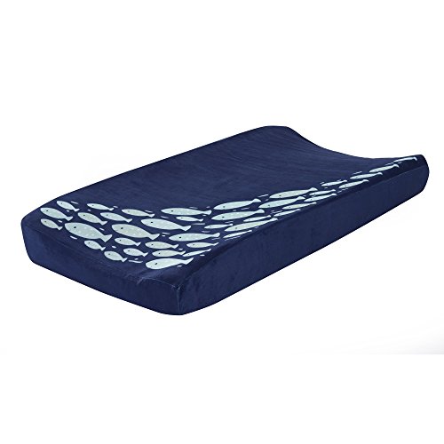 Lambs & Ivy Oceania 6-Piece Baby Crib Bedding Set - Blue Ocean, Nautical, Aquatic, Whale, Octopus Theme