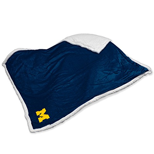 NCAA Michigan 24 - Sherpa Throw by Logo Brands