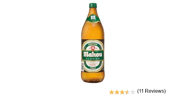 Mahou Clásica Botella Cerveza Dorada Lager, 4.8% de Volumen de ...