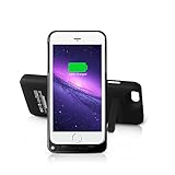 YHhao 5000mAh Portable Battery Bank with Kick Stand for 5.5' iPhone 6 Plus /6S Plus, Slim Fit Slider Design + Full Body Protection (Please use your original lightening for charging) (Black)