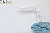 DISPOSABLE VAGINAL SPECULUM _ made of HIGH GRADE polystyrene/plastic PCS 38% _ MEDIUM (BOX of 5) by P&P MEDICAL SURGICAL LLC