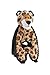 Charming Pet Cuddle Tugs Pet Squeak Toy, Leopard