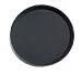 New Star NSF Approved Plastic Non-Skid Tray, 16-Inch, Round, Black primary